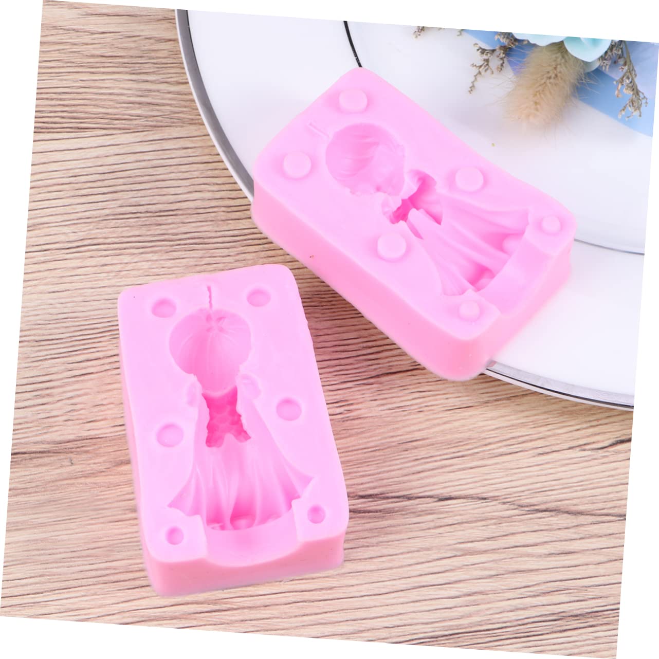 Cabilock 3 Uds Molde Para Pastel Moldes De Silicona Moldes Para Fondant De Silicona Moldes Para Hornear DIY Molde Para Hornear De Silicona