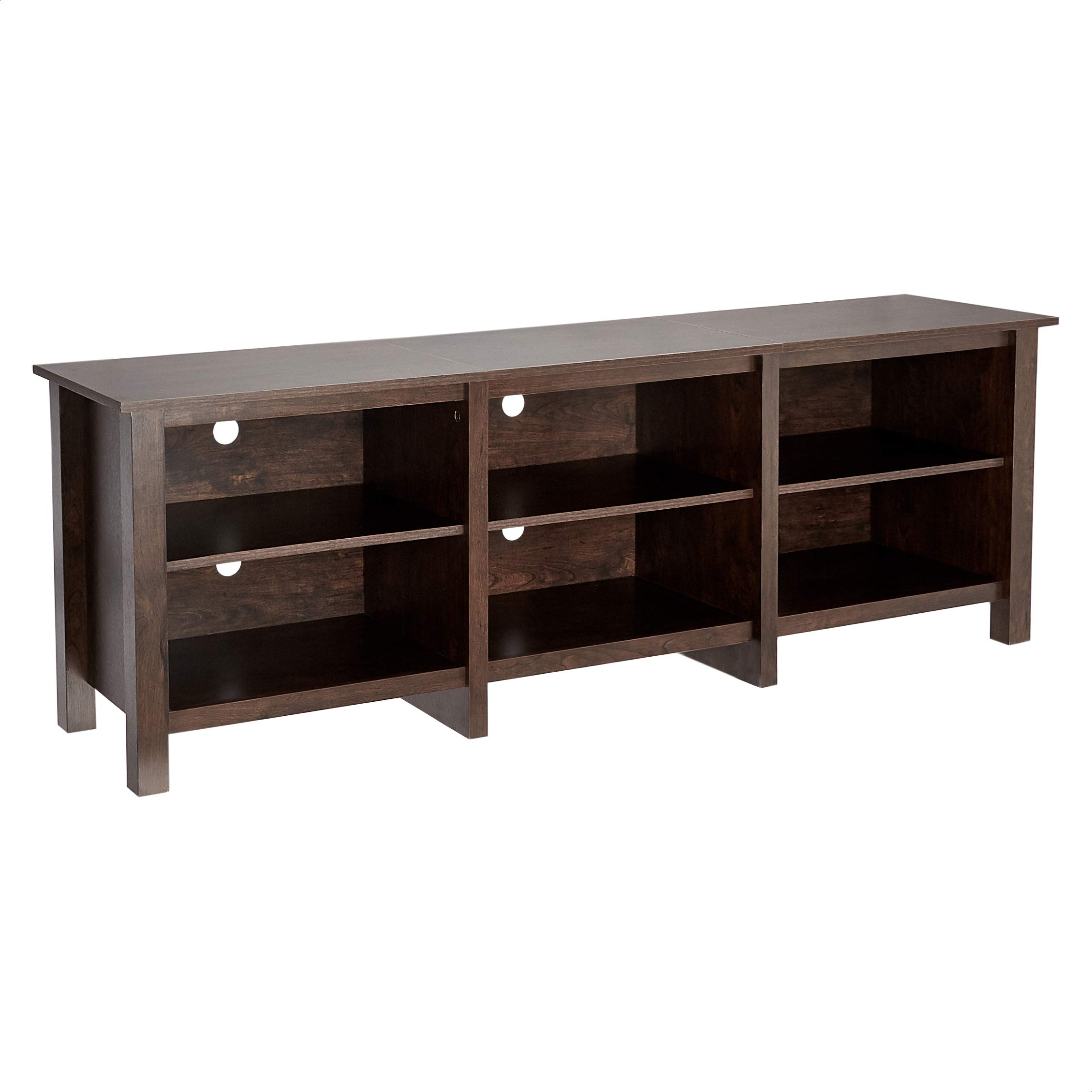 ROCKPOINT 58inch Corner TV Stand,Home Living Room Storage Console