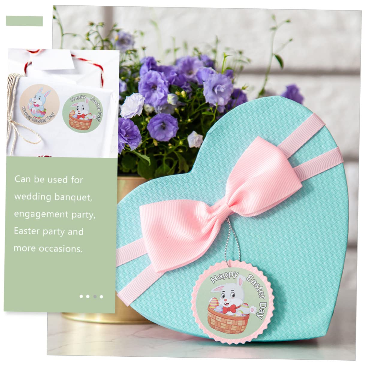 Adesivi Impronte Coniglietto Pasquale - Decoro Regalo per Bambini Pasqua | Olallà