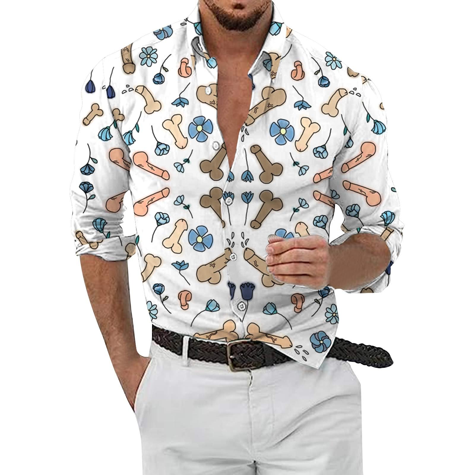 Chemise pour garçon Jean magnifique Martin pas l'oeil taille 6 ans 116 cm avec petite fleur