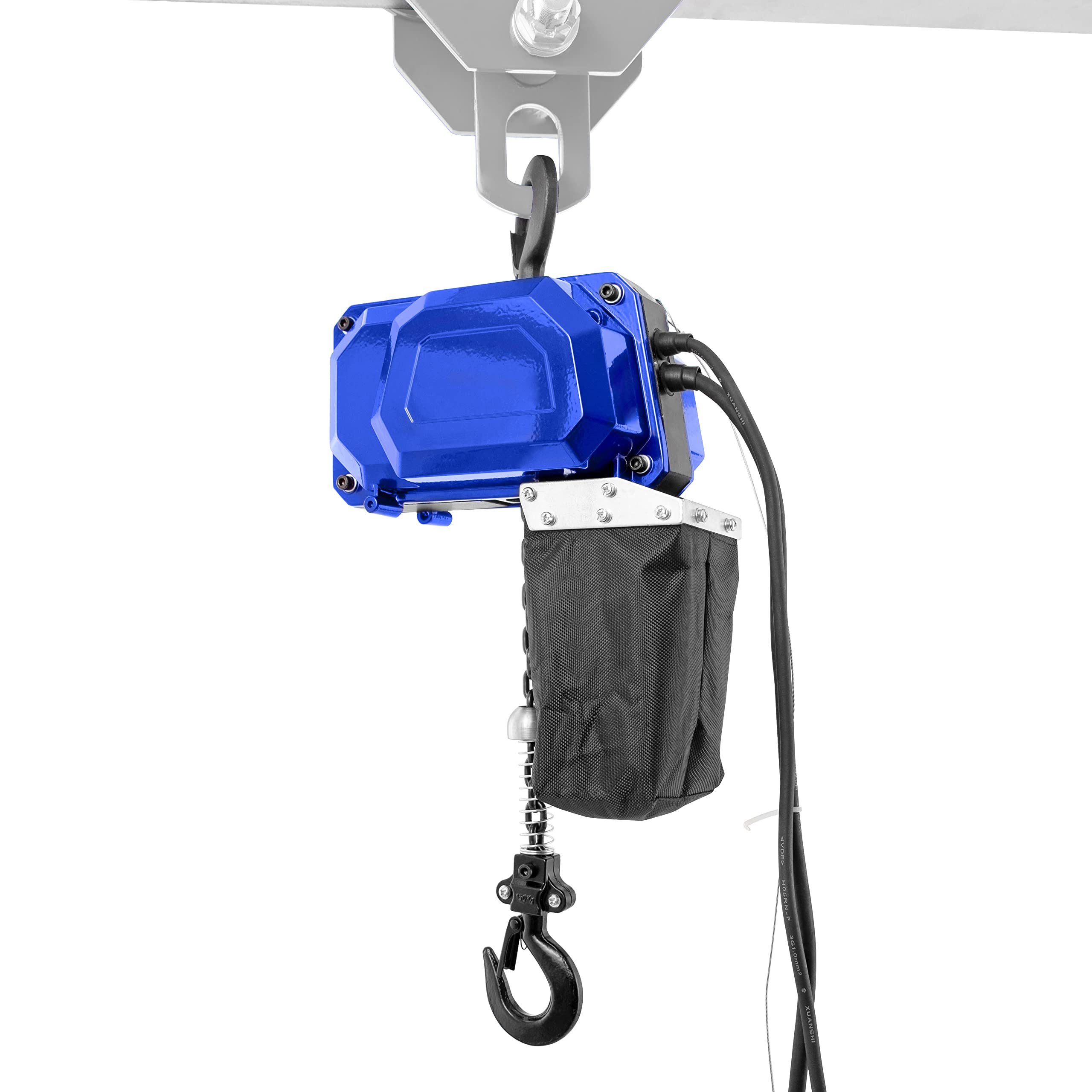 Pallit Paranco elettrico a catena EHOIST | portata 150 kg | altezza di sollevamento 5000 mm | robusta catena | telecomando
