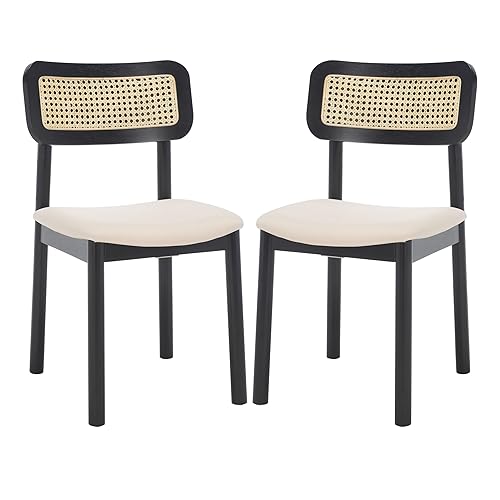 Home Collection Egon Coastal Black/White Dining Chair Set of 2