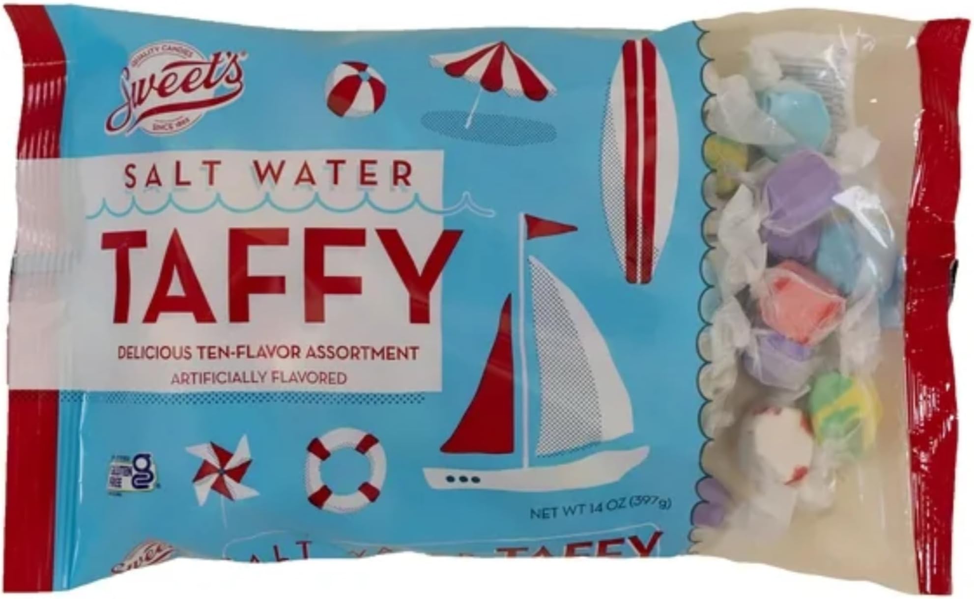 SWEETS Original Salt Water Taffy 397g Bag American Import Candies