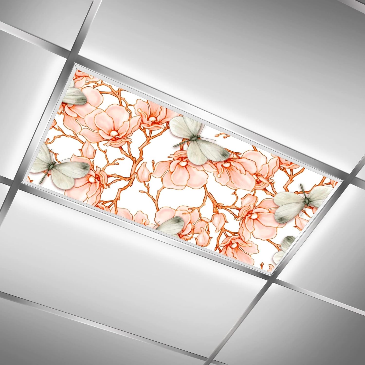 BIROSVSY Fluorescent Light Covers for Classroom Office Eliminate