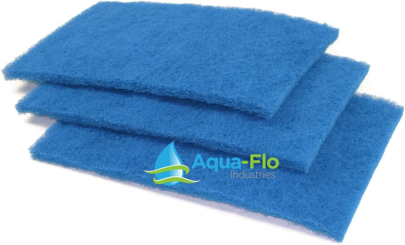 3 Pads rígidos para filtro de estanque koi 12.5x20x1 pulg miniatura 1