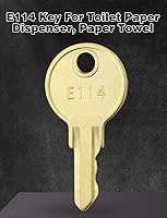 Vista 2 de Llaves para dispensador de papel higiénico E114, 10 unidades E-114 reemplazo de llaves de toalla de papel