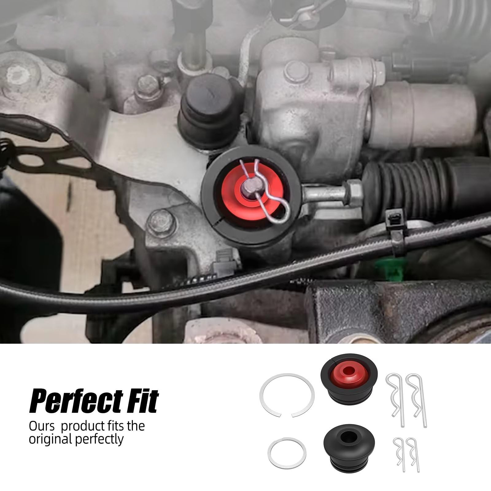 Parti Auto Compatibile Con Civic 2007-2026 Per Accord 2008-2026 Per Fit 2009-2020 Shifter Cavo Boccola Selettore Cambio Assemblaggio End Rod Kit
