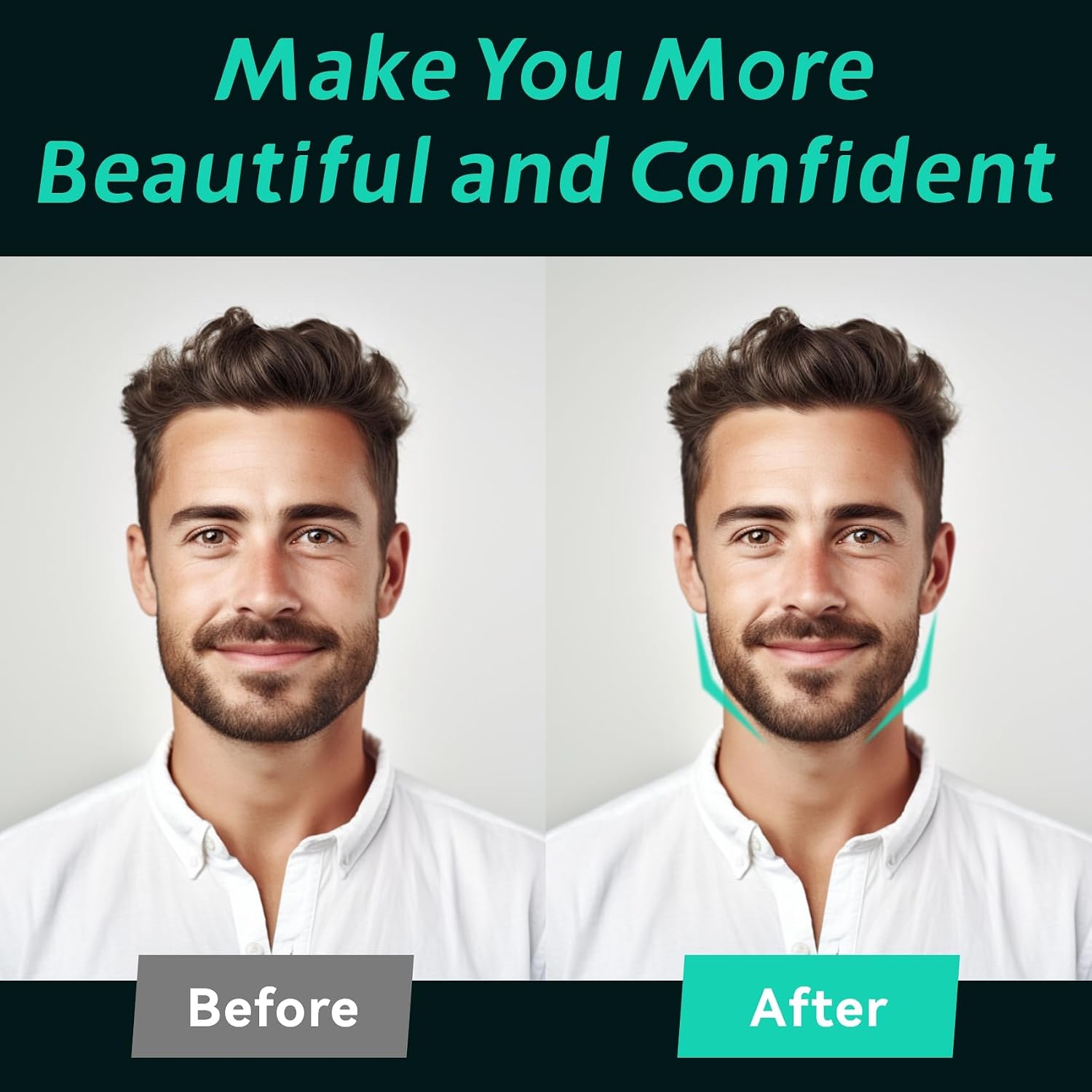 6PCS Jaw Exerciser, Jaw Exerciser for Men & Women, Jaw Shaper, 3 Resistance Levels, Suitable for Beginners, Intermediate and Advanced Users