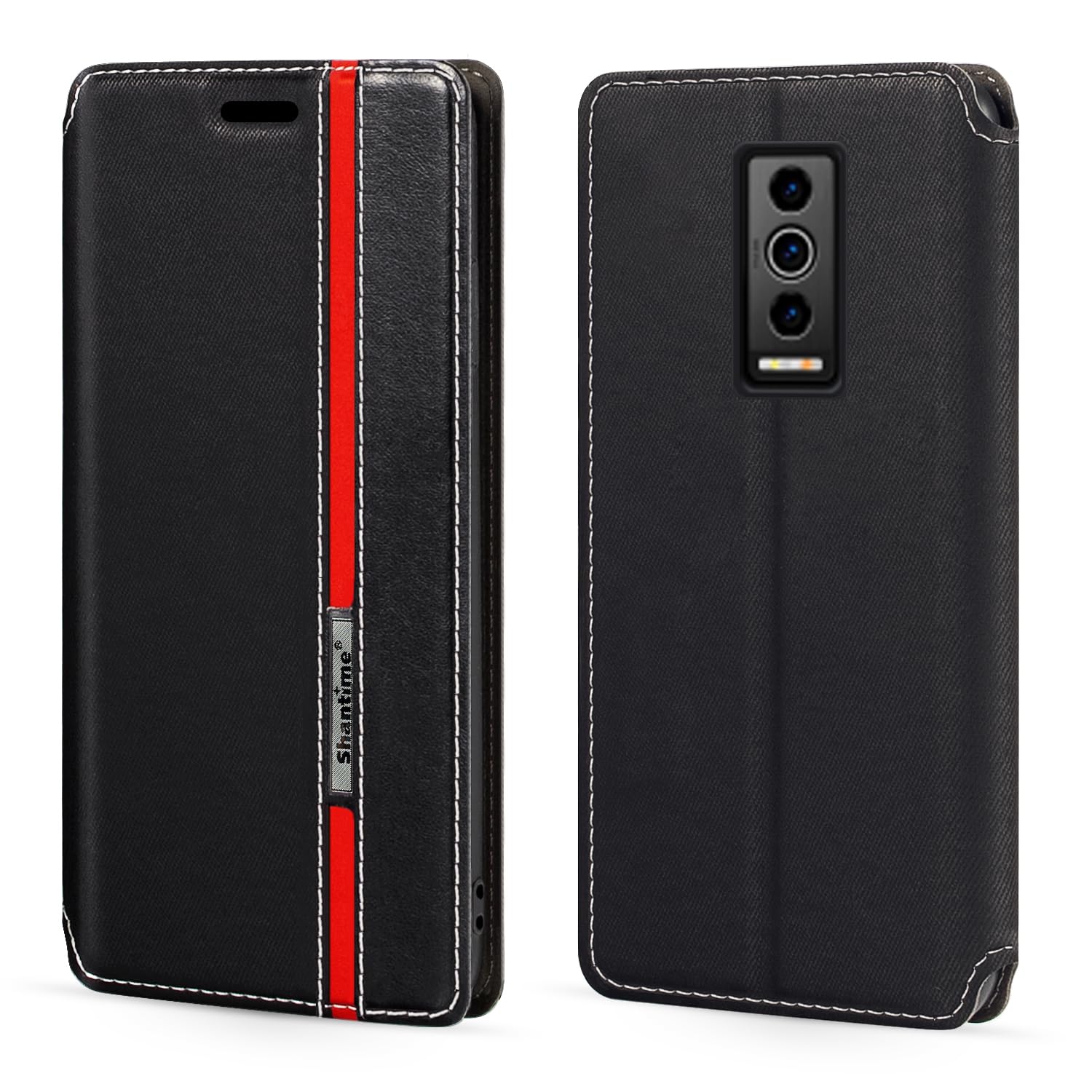 PU Leder Flip Hülle Für Doogee Blade 10 Power – Mit Magnetverschluss, Kartenfach, Ständerfunktion & TPU-Schutz, Schwarz