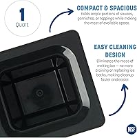 Vista 3 de Carlisle - Recipientes para alimentos refrigerados con aislante Coldmaster (Tamaños surtidos), Negro, 1