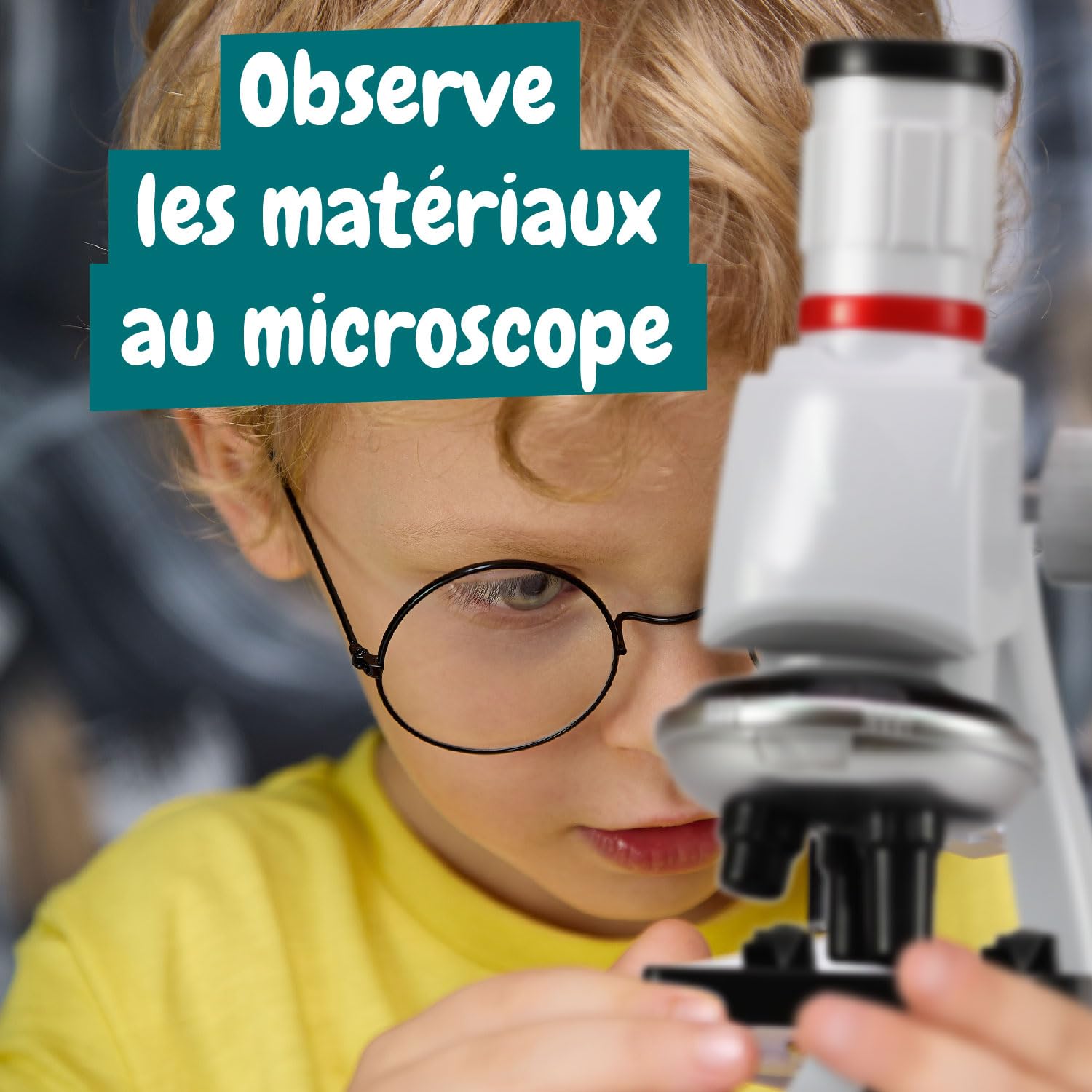Science4you Microscope Lab: Microscope pour Enfants, Kit Éducatif avec Livre d'Expériences et 11 Outils de Laboratoire, Cadeau 6-12+ Ans