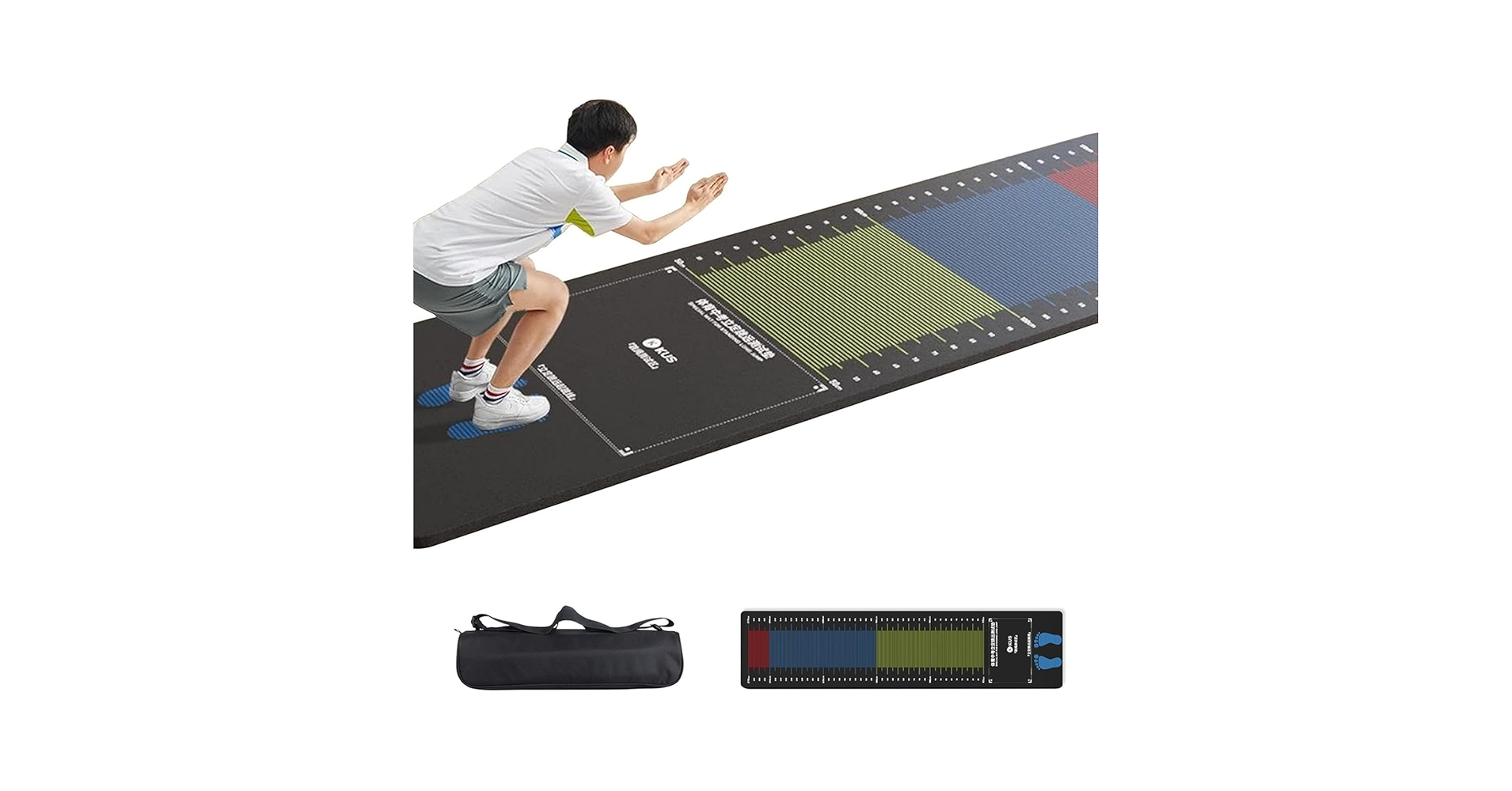 練習用具・備品 emiri Amazon | ziuuihu 立ち幅跳び マット 防滑 走り幅跳び 測定
