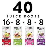Vista 3 de Honest Kid Surtido de bebidas de jugo orgánico, 6 onzas líquidas, (40 unidades)
