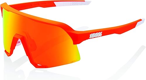 100% S3 Sport Performance - Gafas de sol de ciclismo - Carreras de béisbol, bicicleta de carretera y triatlón ventiladas con lente intercambiable