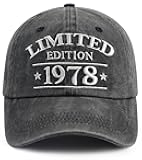 Limited Edition 1970 1971 1972 1973 1974 1975 1976 1977 1977 1979 Hat, Funny Embroidered Baseball Cap for Women Men