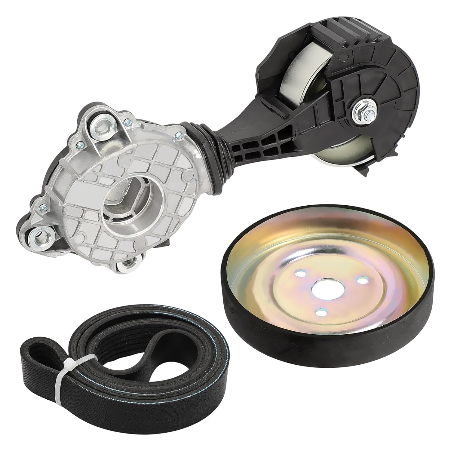 Drive Belt Tensioner Assembly Idler Friction Wheel & Engine Water Pump Pulley & Serpentine Belt for Cooper 2007-2015 & Paceman 2013-2016 & Countryman 2011-2016 1.6L 2.0L 1.5L 11287598833 11517545958