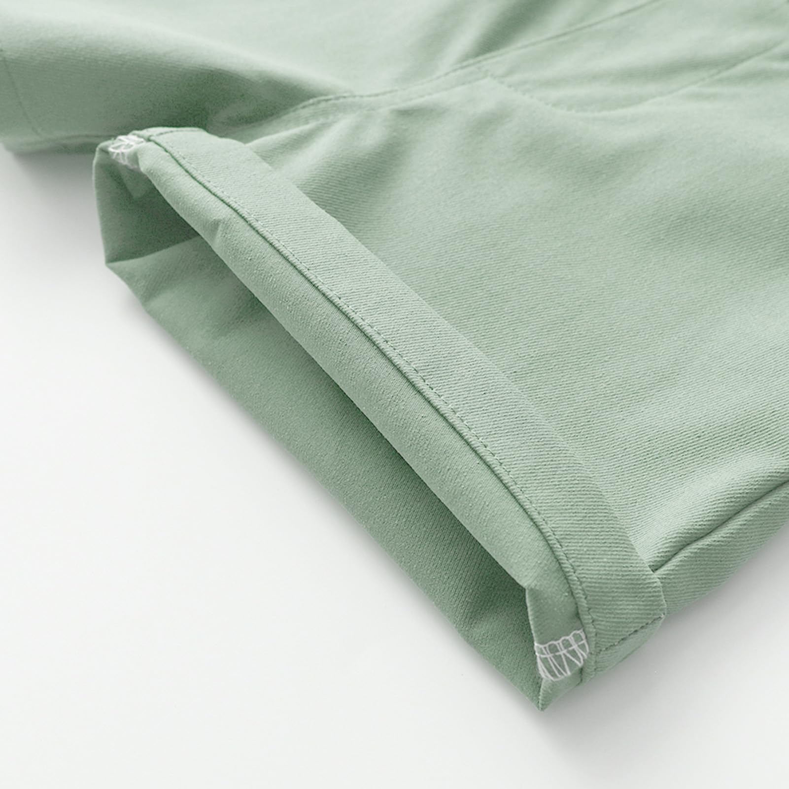 Bimbo Completini e Coordinati Gentiluomo, Camicia a Maniche Corte e Papillon + Pantaloncini Completo Cerimonia per Bambini e Ragazzi