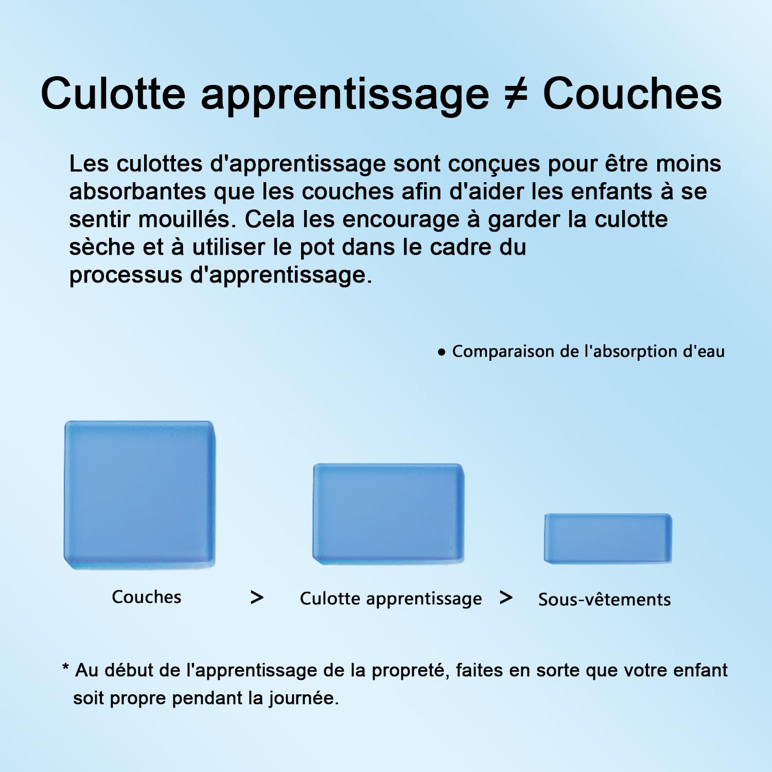 FLYISH DIRECT Culotte Apprentissage Propreté Garcon | Culotte d'apprentissage Enfant en Coton | Absorbant et Lavable 10 paquets, Bleu, 8 ans