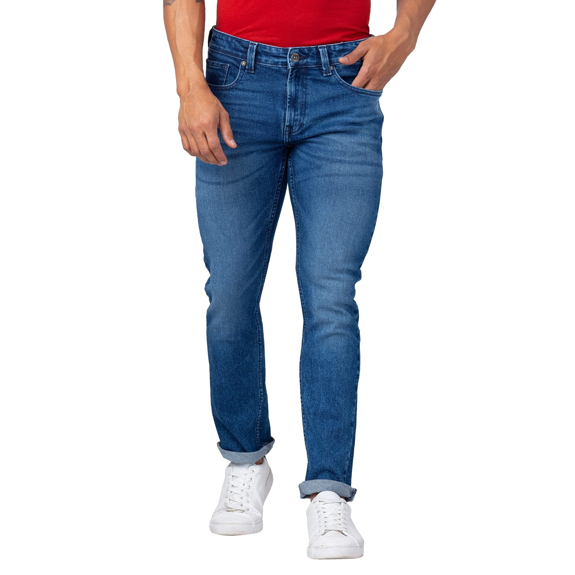 spykar Men's Rover Regular Fit Mid-Rise Jeans-picture-24