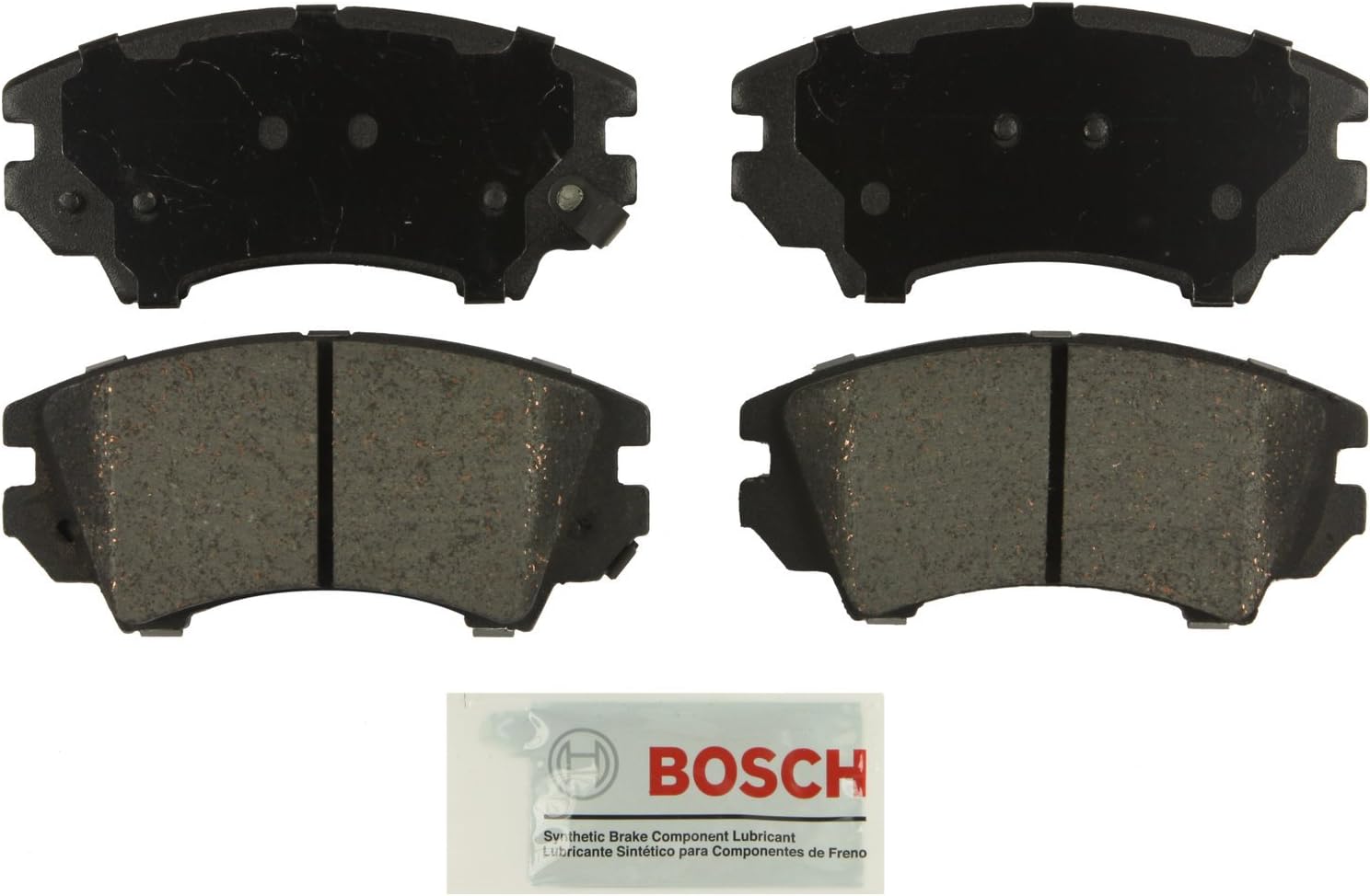 BOSCH BE1404 Blue Ceramic Disc Brake Pad Set - Compatible with Select Chevrolet Camaro, Caprice; FRONT