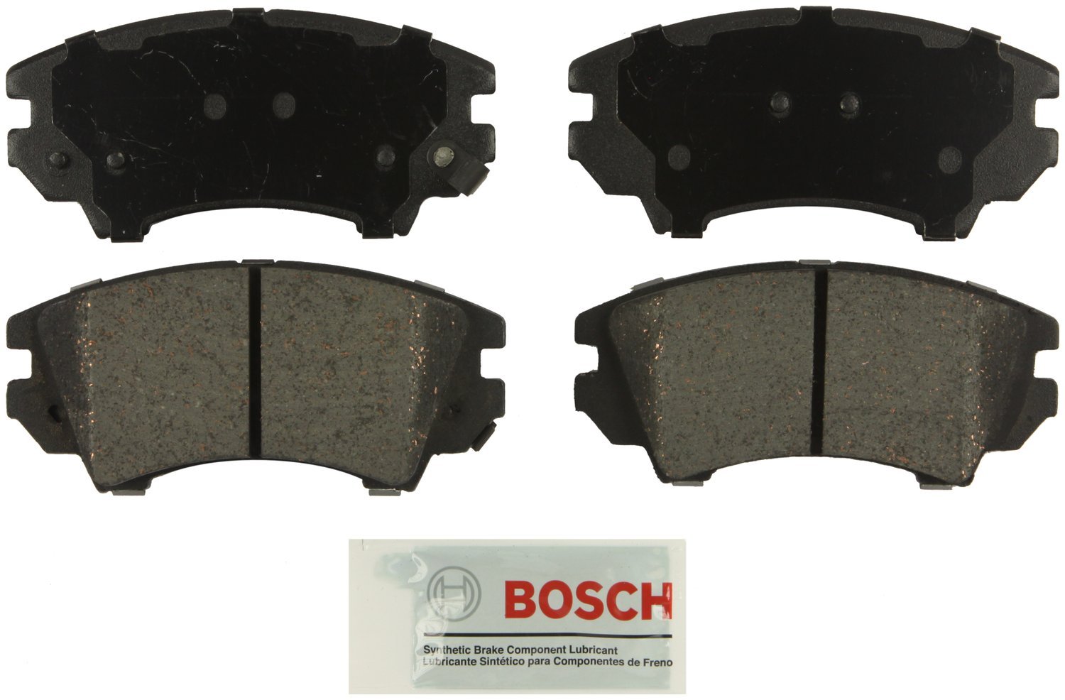Bosch BE1324H Blue Disc Brake Pad Set with Hardware - FRONT — view 125