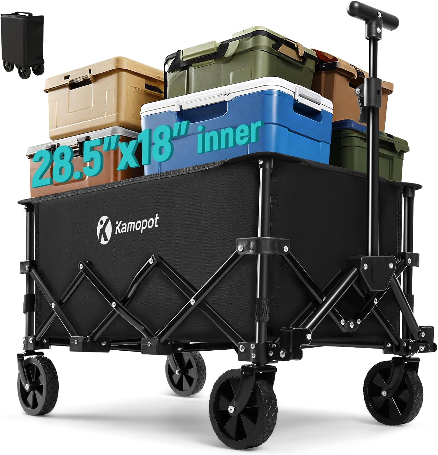 Collapsible Wagon on Wheels