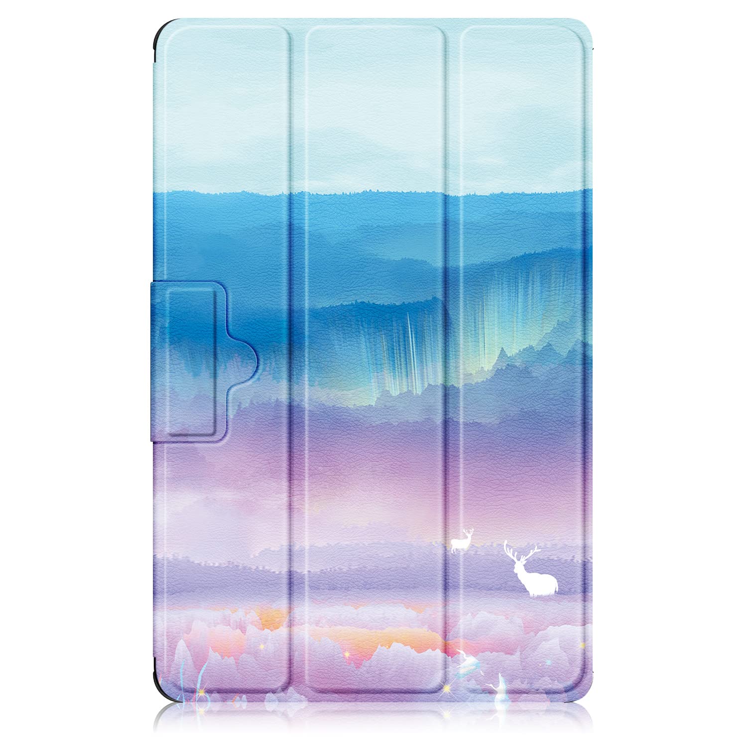 TOPCASE Case for Lenovo Tab M10 10.1 3rd Gen 2022 TB-328F, Slim Protective Case with Stand Function with Auto Sleep/Wake, Fantasy Deer