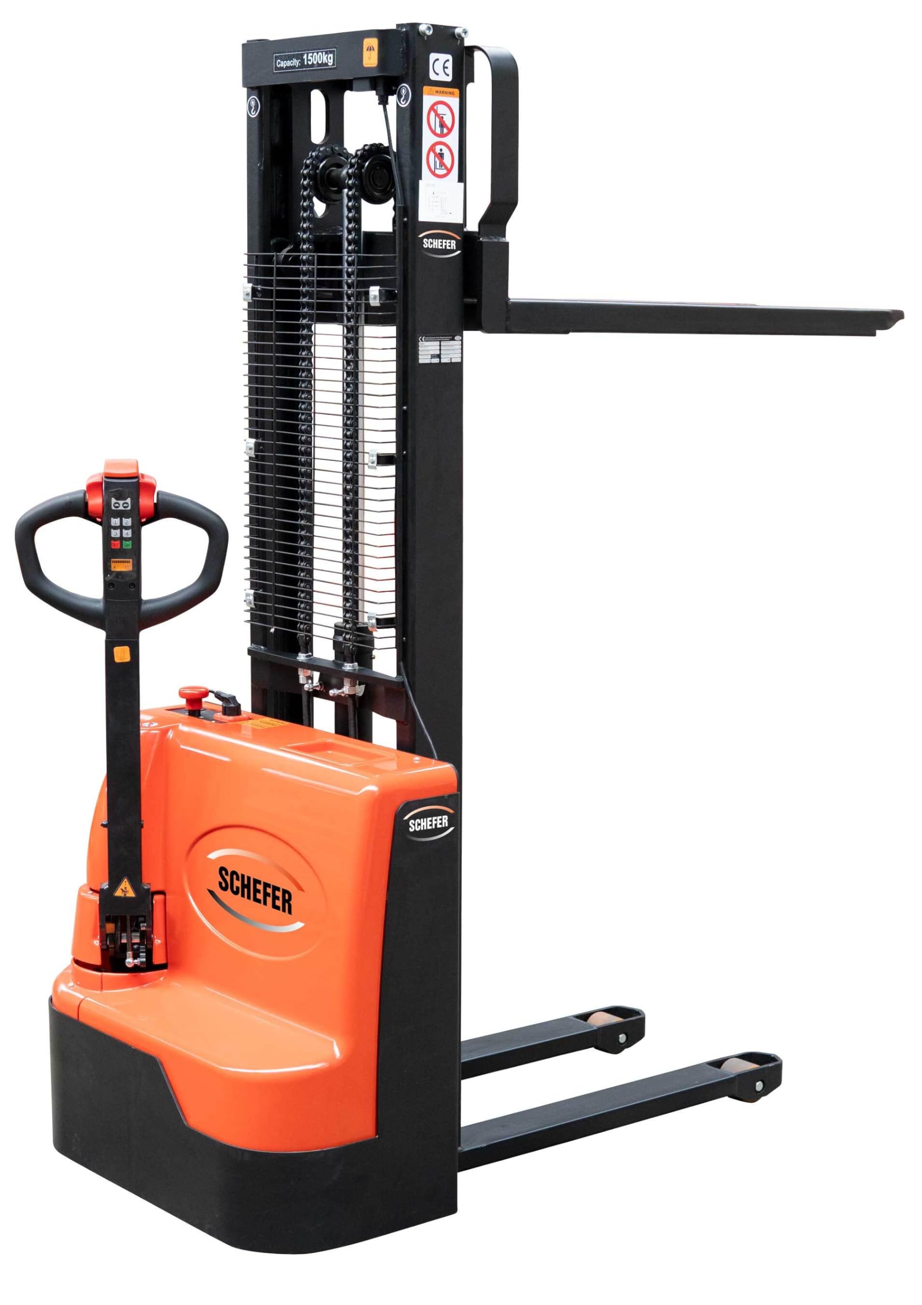 Elektrostapler 1500 Kg Gabellänge 1125 mm Polyurethan Eco
