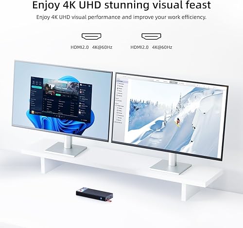 Miniatura 40 de MeLE PCG02 Mini PC Stick sin ventilador, J4125 8 GB 128 GB Escritorio Computadora Stick,Soporte WiFi 4K HDMI PXE desbloqueado Bios, Micro PC Auto