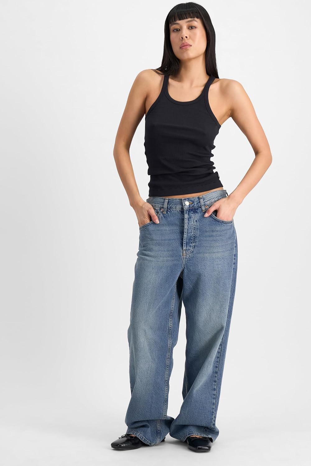 Bonds Womens Soft Chesty Tank Top in Stretchy 100% Cotton Rib for Women, 2-Pack - Image 6