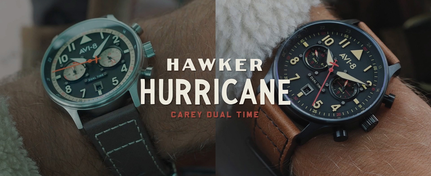 山採りアブラとバイカ混合 H80cm W40cm Amazon.com: AVI-8 Mens 43.5mm Hawker Hurricane Carey Dual Time
