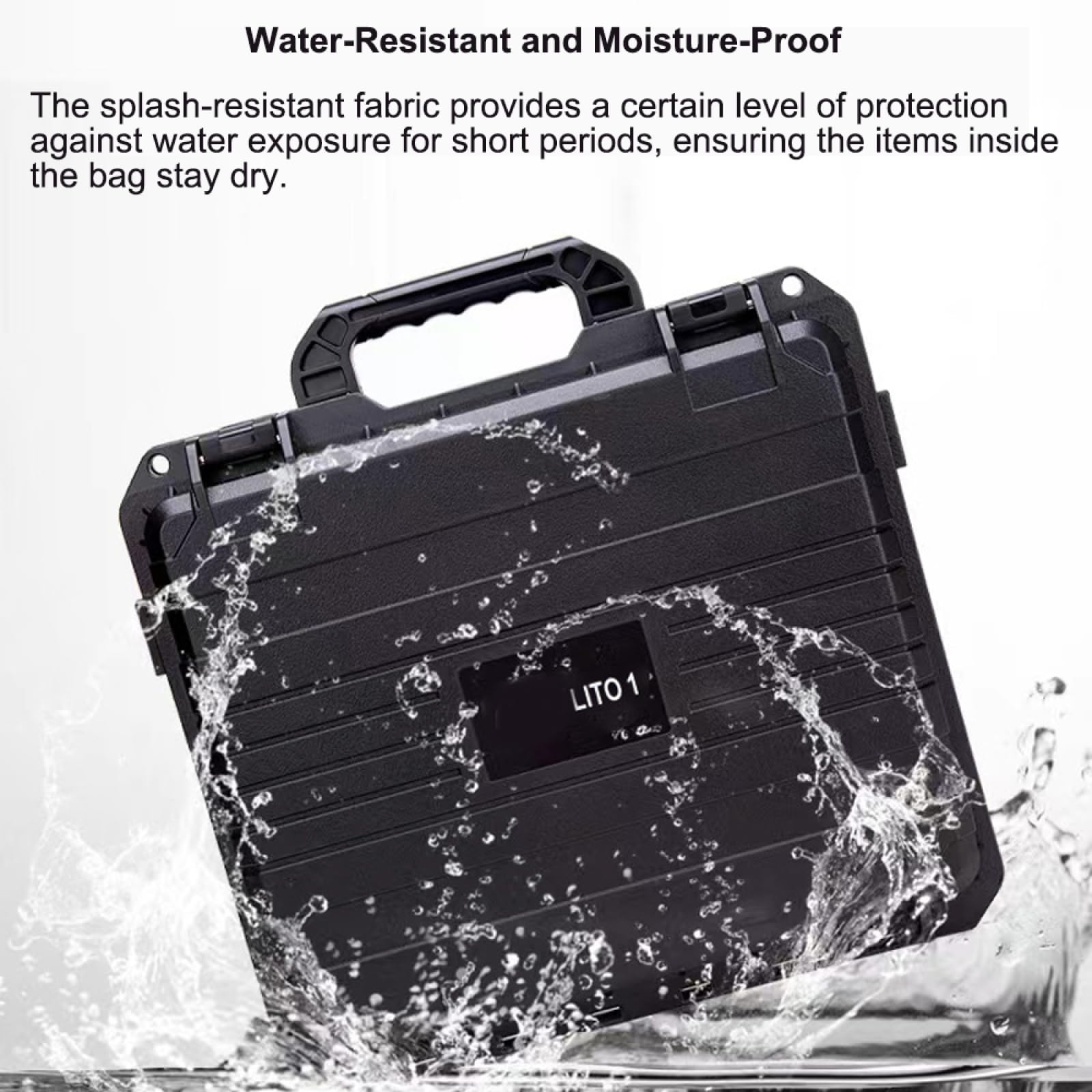 Funda rígida impermeable para DJI Lito1/X1, carcasa de ABS a prueba de golpes para control RC N3 o RC 2, asas portátiles para caja de viaje al aire libre con correa para el hombro