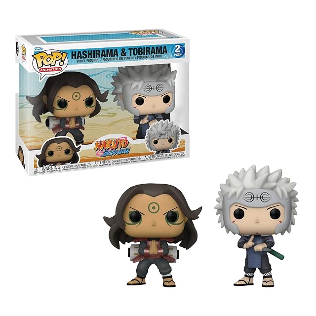 Funko Pop! Animation: Naruto - 2 Pack Hashirama & Tobirama - Naruto Shippuden - Figura de Vinilo Coleccionable