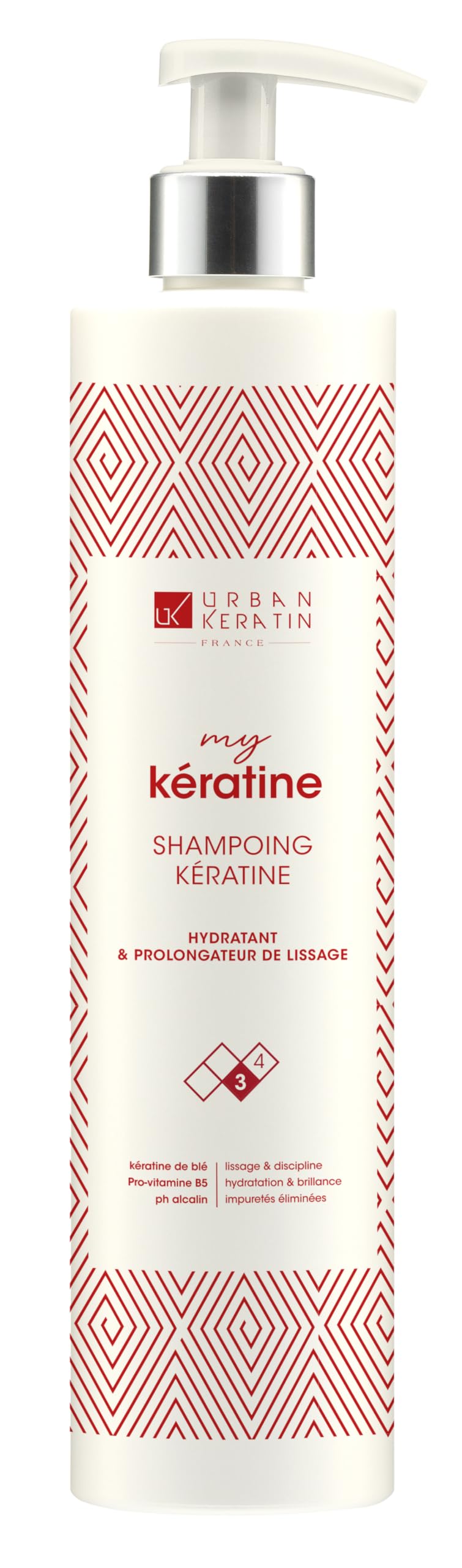 Keratin Shampoo - 0% Formol - 400ml by Urban Keratin