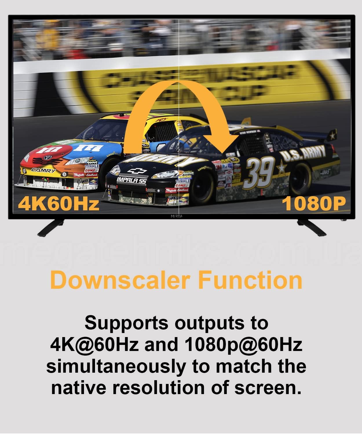 HDMI Matrix Switch 4x2 Ver.2024 4K@60/2K@144 HDR10 & Dobly Vision ARC/SPDIF 5.1CH, Scaler 4K to 1080P, HDCP 2.2 18Gbps, HDMI 2.0b Matrix Splitter Switch 4 in 2 Out with IR Remote Control