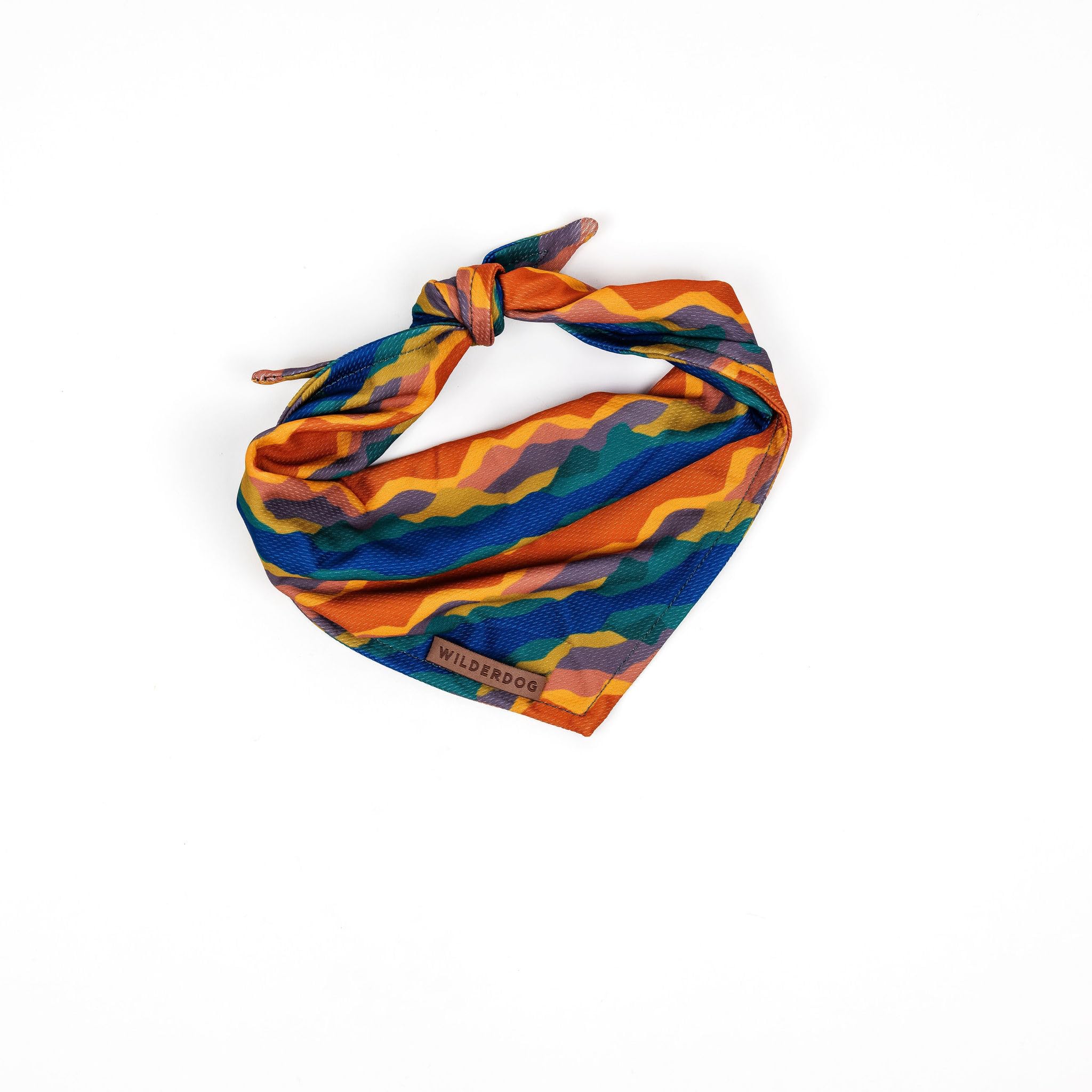 Wilderdog Dog Bandana with Lightweight Quick Drying Poly-Blend Mesh Material in Canyon