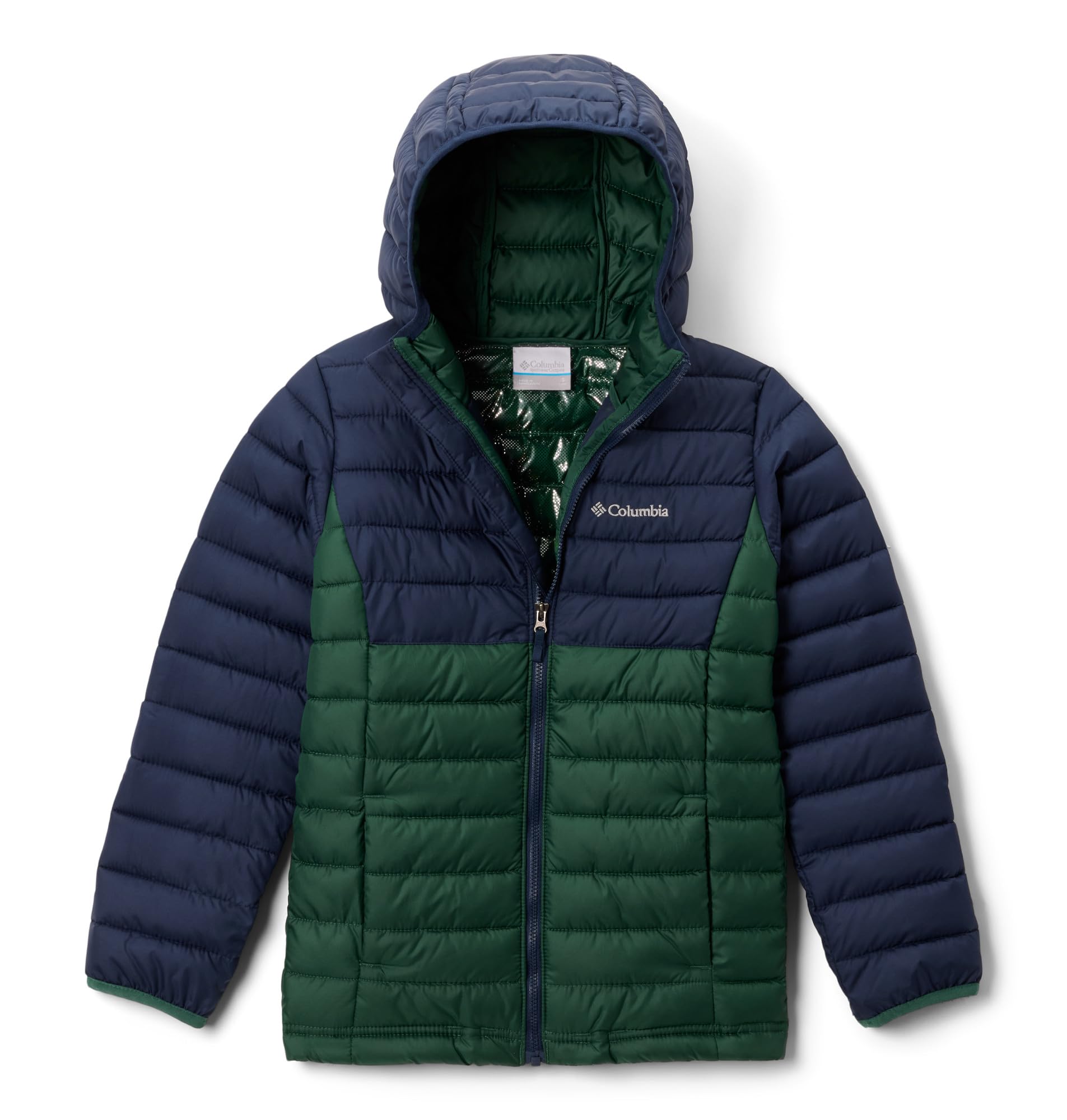 Columbia Kids Powder Lite™ II Hooded Jacket (Little Kid/Big Kid)
