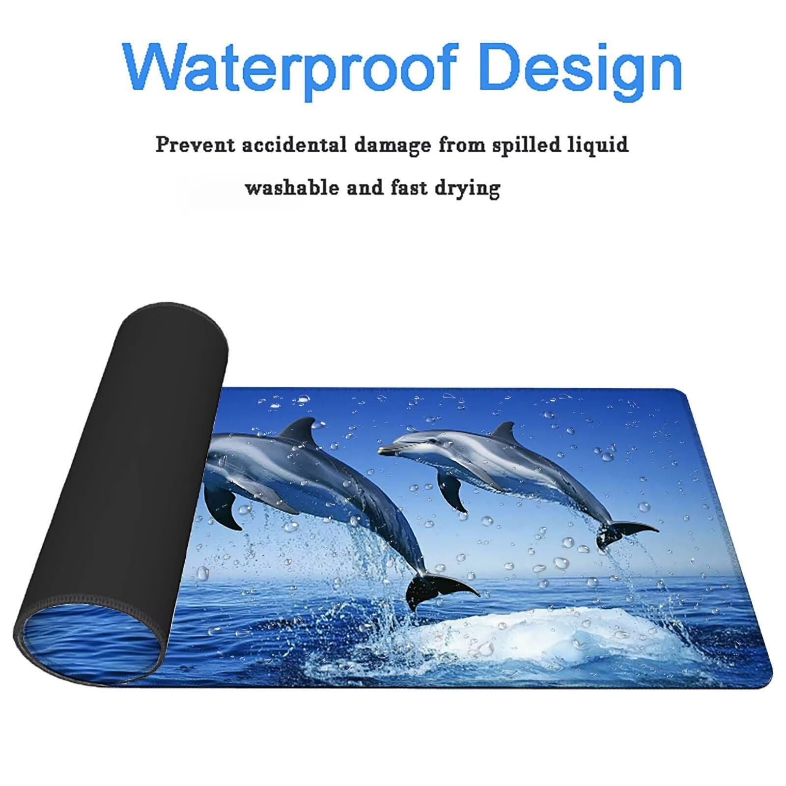 Tappetino Mouse Gaming, 900x450mm Tappetino Mouse XXL blu 0c0-538
