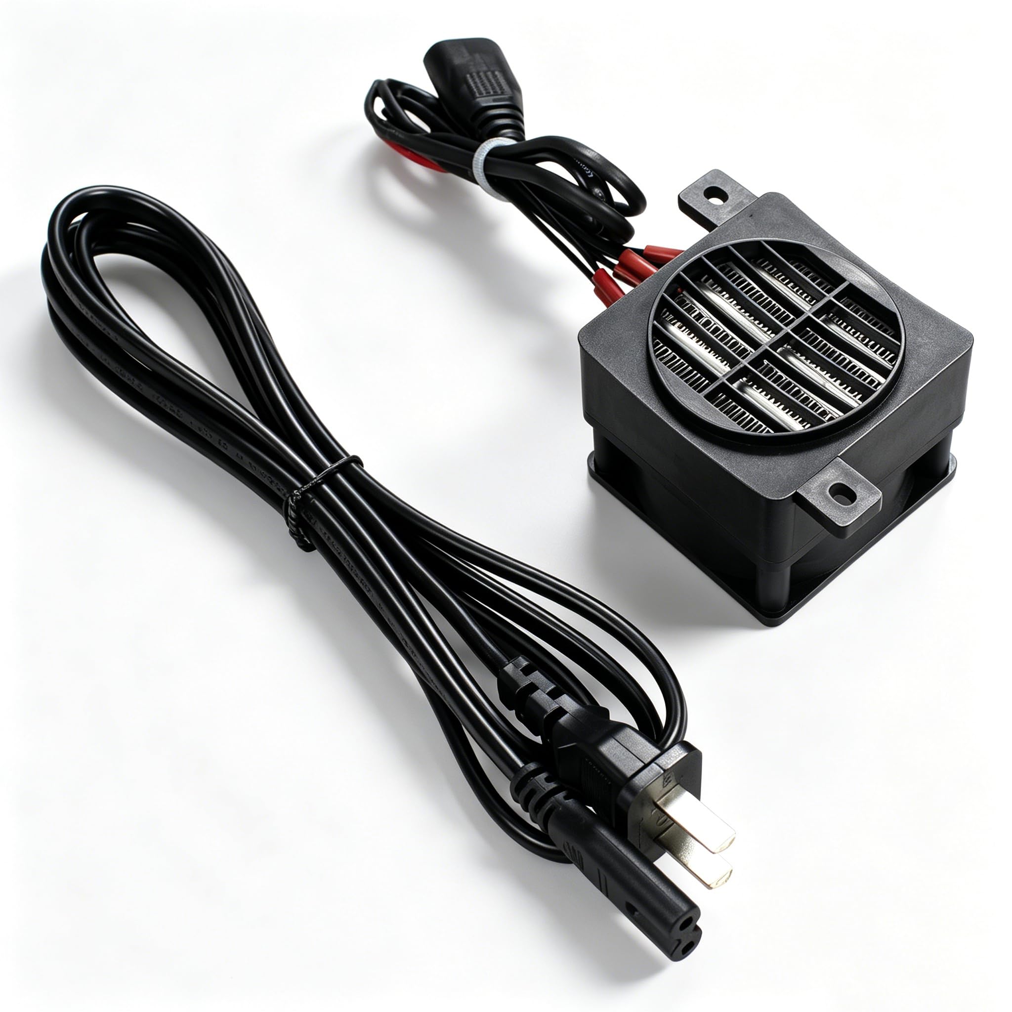 PTC Luftheizung 220V 100W PTC Heizung mit Netzkabel Konstante Temperatur Elektrische Keramikheizung mit Lüfter für Luftbefeuchter 3D Drucker, PTCYIDU
