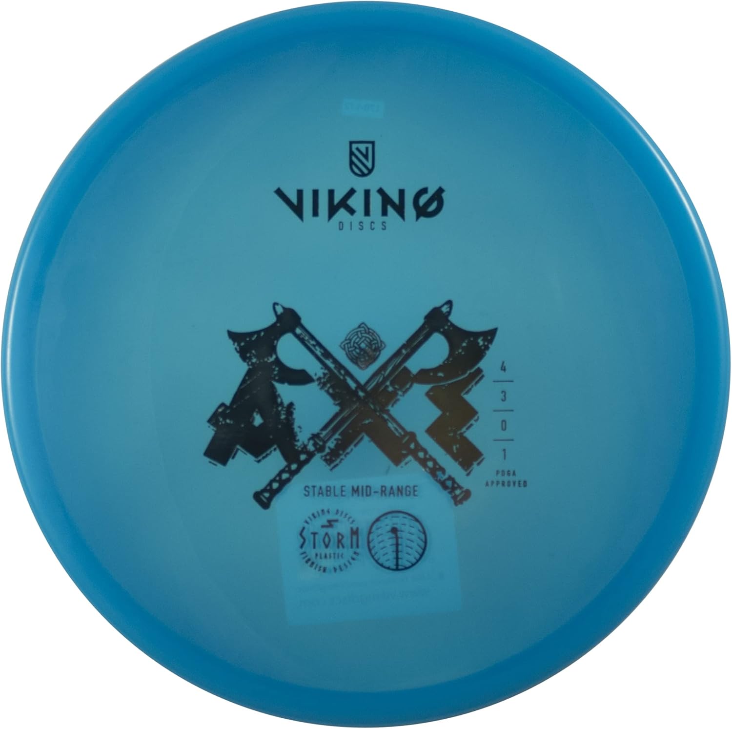 Viking Discs Axe Storm Plastic | Versatile Midrange [Stamp Color & Color Shade May Vary]