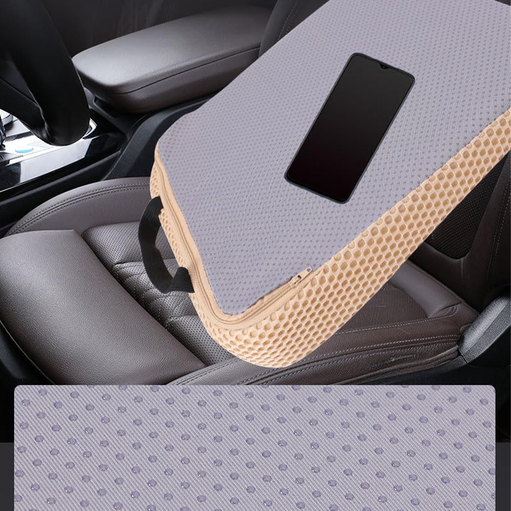CojíN Asiento De Elevador Coche para Captur II I/Captur E-Tech 2.Gen/1.Gen 2013-2025, Asientos Cojín Cuña Cojines Almohadillas Antideslizante Protector Accesorios,Black-10cm