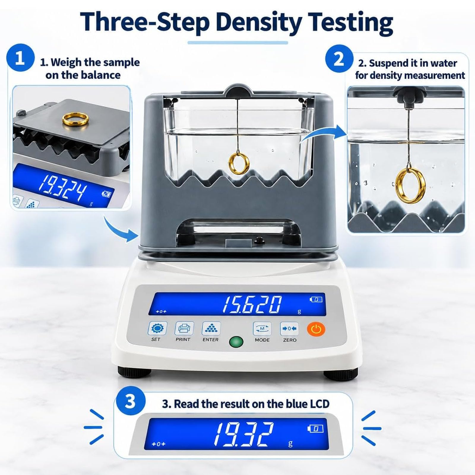 Digitaler elektronischer Goldtester, Goldreinheitsprüfmaschine