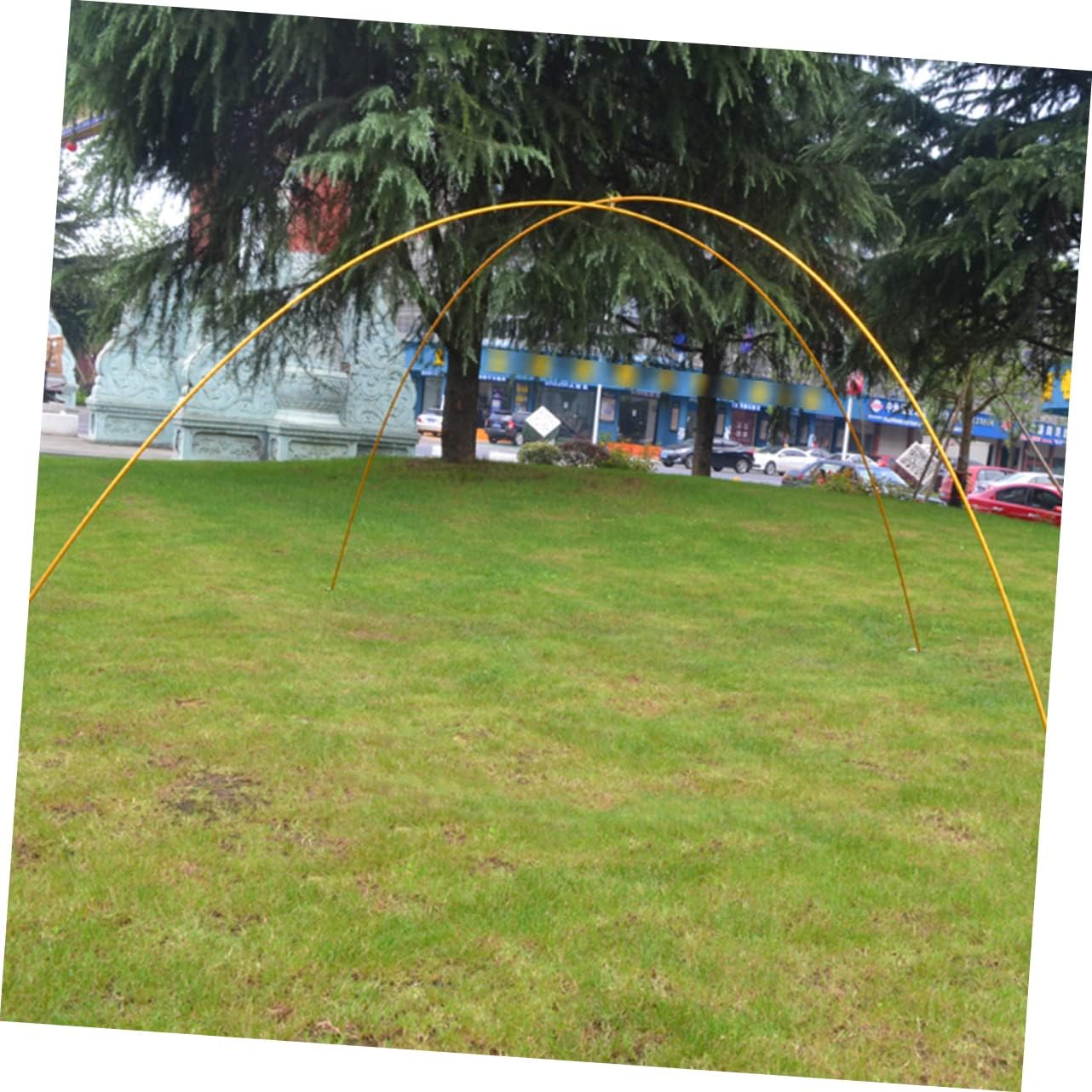 VANZACK Double Tent Pole Kit Replacement 3.6m Aluminum Alloy Support Bar for Camping 11 Sections for Backpacking and Outdoor Use