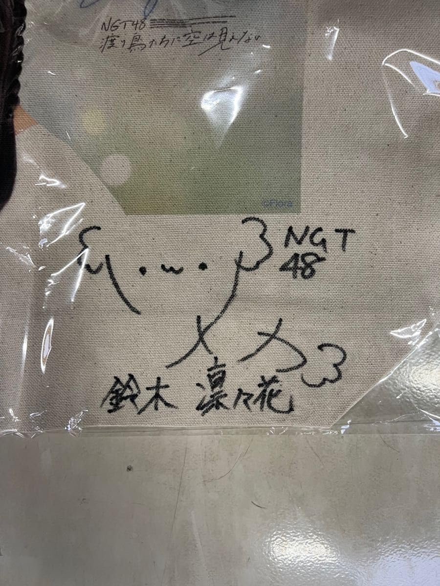 Amazon.co.jp: NGT48 シアターくじ 東京流通センター 特賞 直筆サイン 