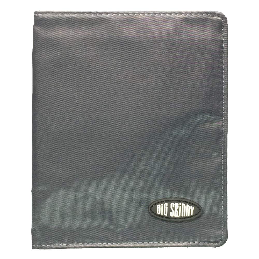 Big Skinny Hipster Bi-Fold Wallet, Holds Up to 35 Cards, Charcoal