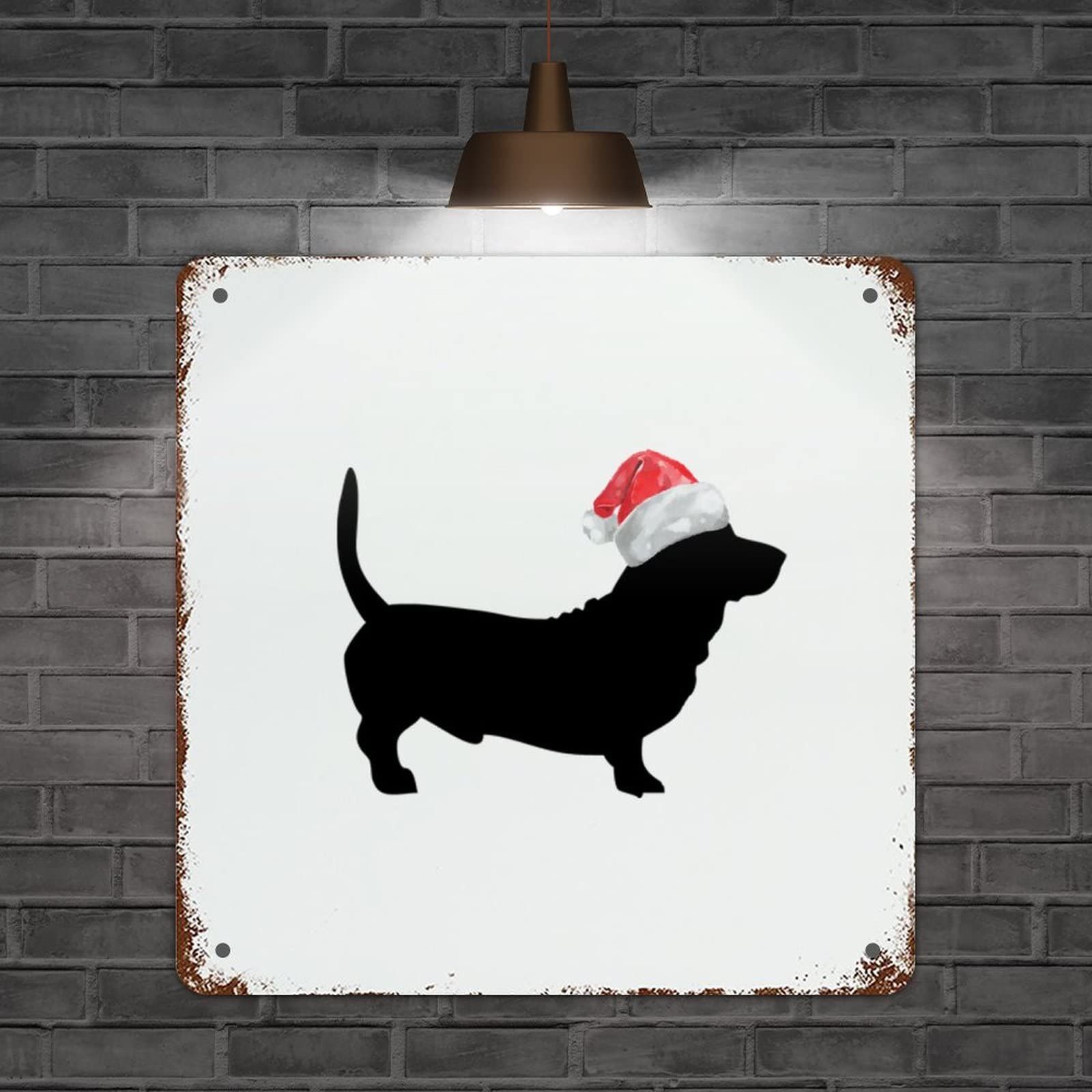 Panneau de Noël vintage Jack Russell, cadeau idéal pour déco de chambre
