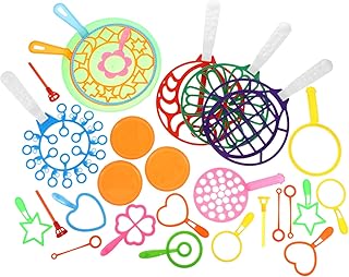 Totority 28pcs Set Bubble Tool Kids Tools Summer Toys Kids Gifts Bubble Stick Summer Themed Party Bubble Toy Birthday Party Favor Gift Bubble Wands Bubble Party Gift Outdoor Bubbles Maker