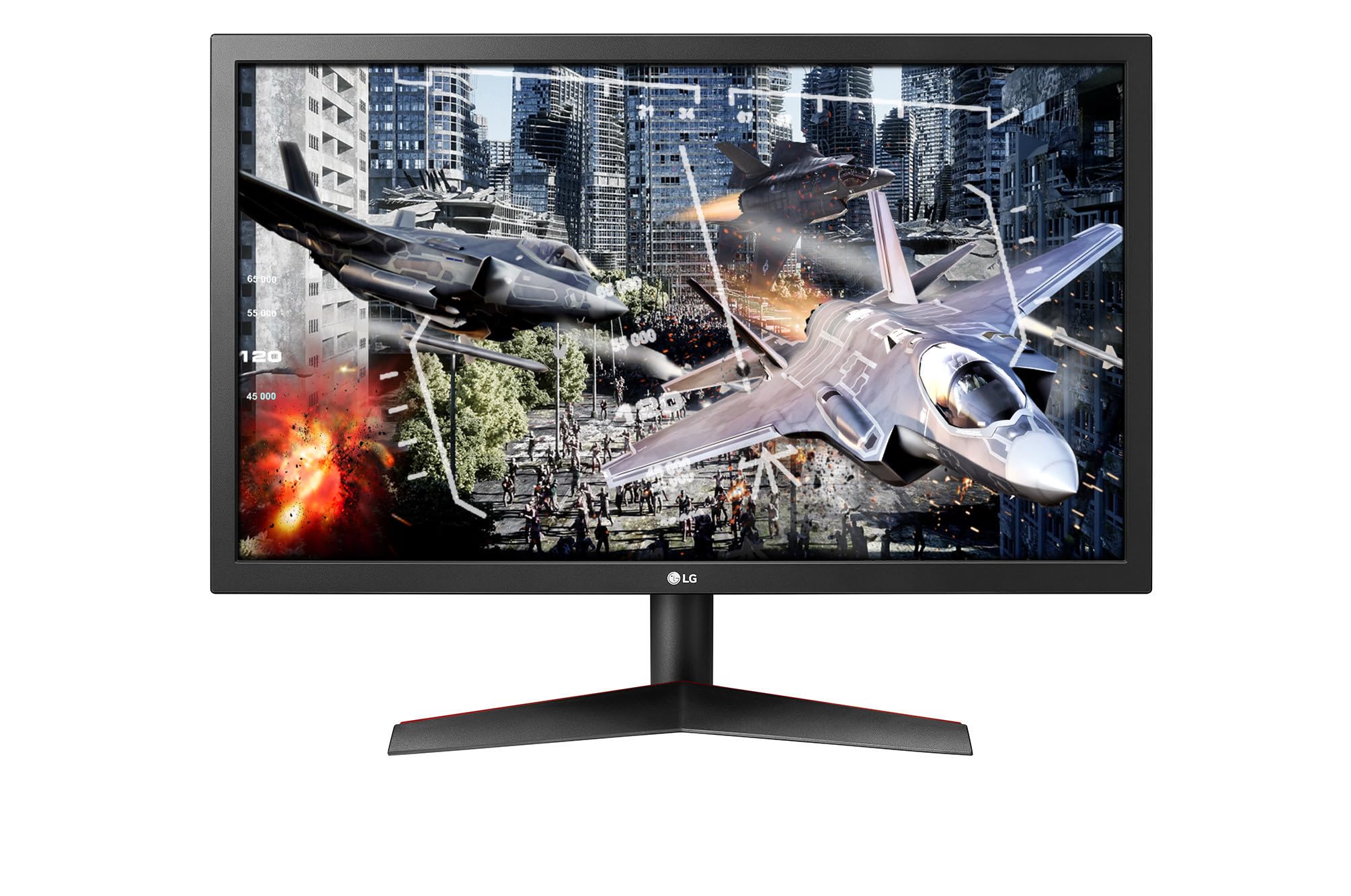 LG Ultragear 24GL600F, Moniteur Gaming 24'' FHD 1920x1080, 144Hz, 1ms, Radeon Freesync