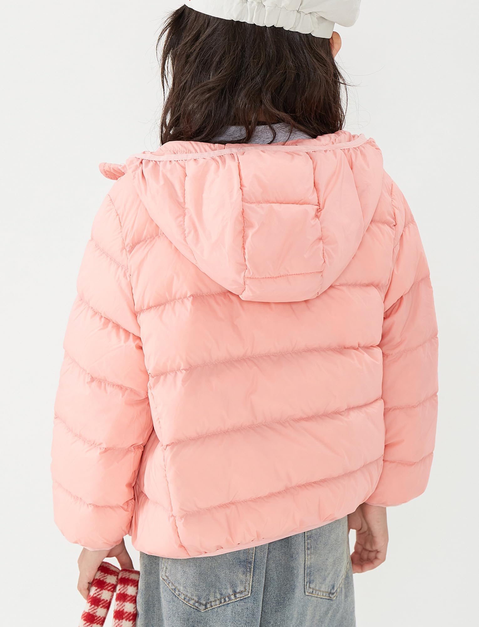 Kinder Junge Mädchen Winter Leichte Warme Steppjacke mit Kapuze Ultraleichte Winddicht Daunenjacke Herbst Winterjacke für 2-12 Jahre