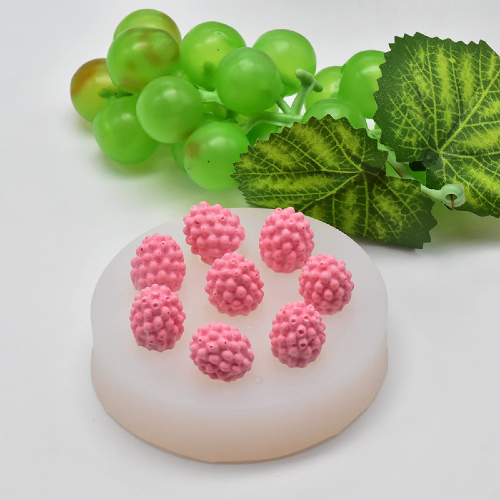 3 Pcs Silicone Framboise Forme Moule, Silicone Mûrier Gâteau Moule